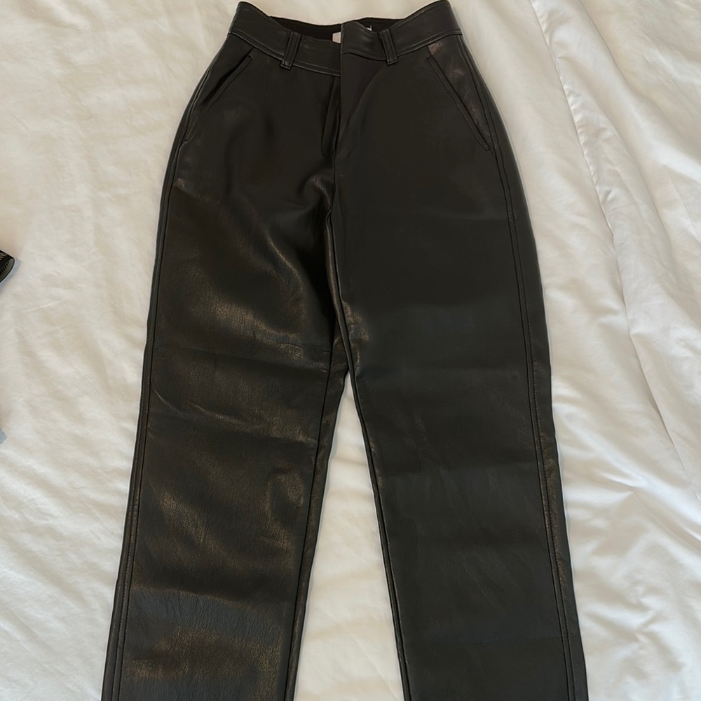 Aritizia babaton leather style pants